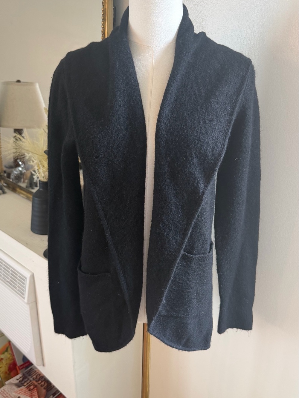 LOFT Black Open-Front Women's Cardigan